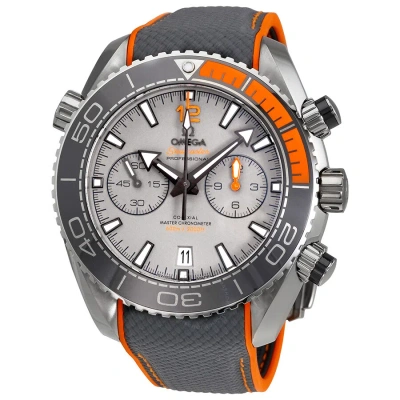 Omega Seamaster Chronograph Grey Dial Men's Watch 215.92.46.51.99.001 In Black / Grey / Orange
