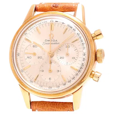 Pre-owned Omega Seamaster Chronograph Waterproof Wrist Watch Cal 321 In Multi