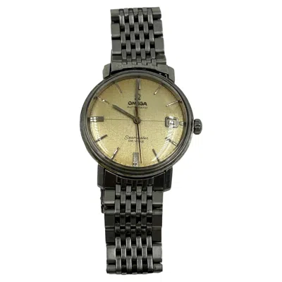 Pre-owned Omega Seamaster De Ville Automatic Wristwatch, Switzerland, Circa 1965 In Black