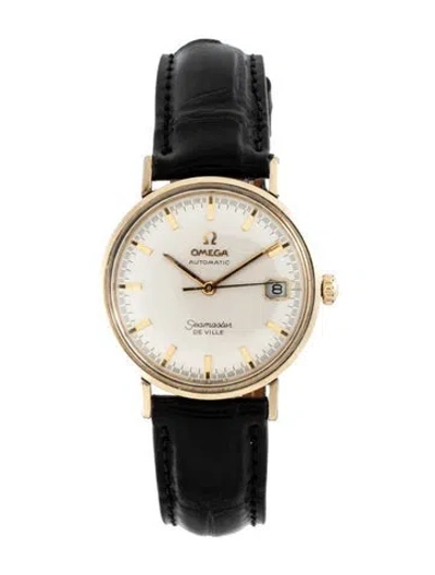 Pre-owned Omega Seamaster De Ville Watch In Multicolor