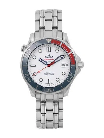 Pre-owned Omega Seamaster Diver 300m 007 Commander Edition Watch, 41mm In Multi