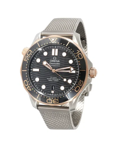 Omega Seamaster Diver 300m 210.22.42.2012 Men's Watch In 18kt Stainless Ste In Gold