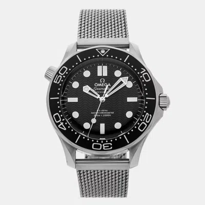 Pre-owned Omega Seamaster Diver 300m 210.30.42.20.01.010 Black Stainless Steel Automatic Men's Watches 42mm