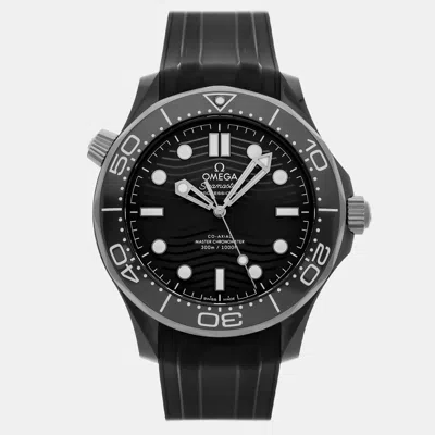 Pre-owned Omega Seamaster Diver 300m 210.92.44.20.01.001 Black Ceramic Automatic Men's Watches 43mm
