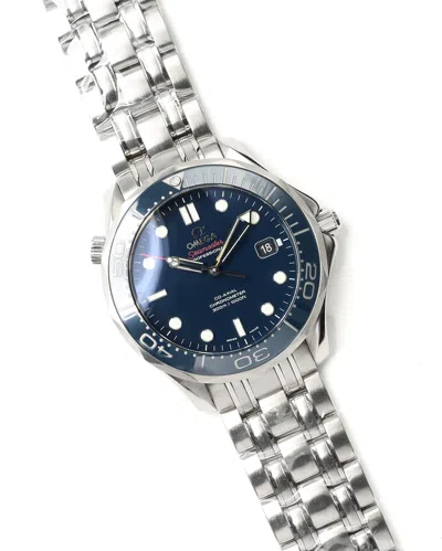 Omega Seamaster Diver 300m 41mm Full Set 2017 Watch In Silver