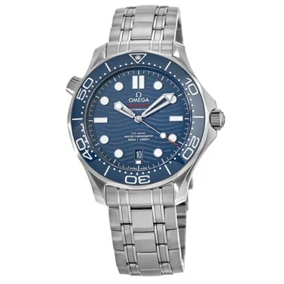 Omega Seamaster Diver 300m Blue Dial Steel Bracelet Men's Watch 210.30.42.20.03.001