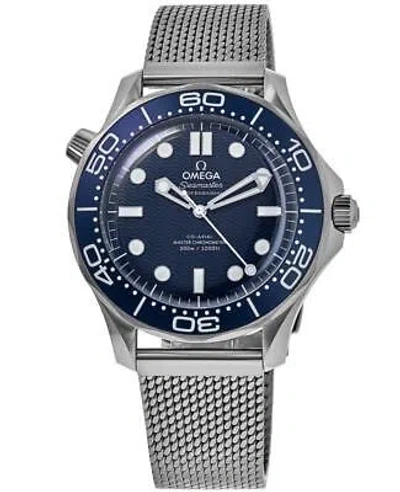 Pre-owned Omega Seamaster Diver 300m James Bond 60th Men's Watch 210.30.42.20.03.002