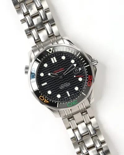 Omega Seamaster Diver 300m Rio Olympics 41mm Watch In Silver