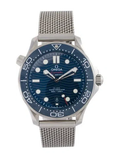 Pre-owned Omega Seamaster Diver 300m Watch, 42mm In Multi