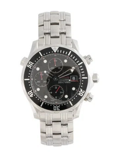 Pre-owned Omega Seamaster Diver 300m Watch, 42mm In Multicolor