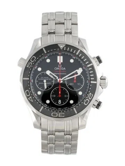 Pre-owned Omega Seamaster Diver 300m Watch, 45mm In Multi