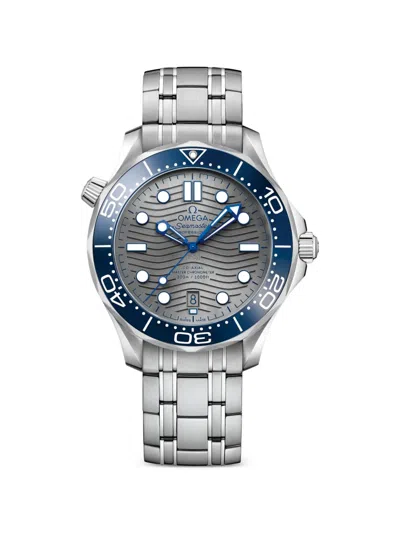 Omega Seamaster Diver 42mm Watch In Metallic