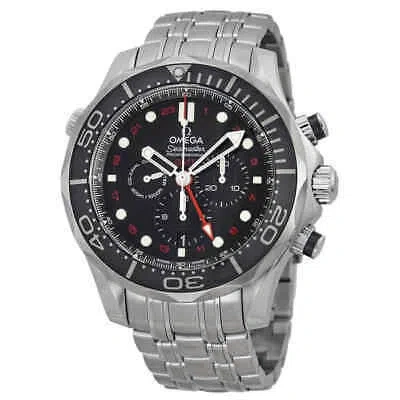 Pre-owned Omega Seamaster Diver Automatic Chronograph Men's Watch 21230445201001