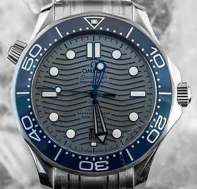 Pre-owned Omega Seamaster Diver Blue 300m Mens Watch 42mm 210.30.42.20.06.001