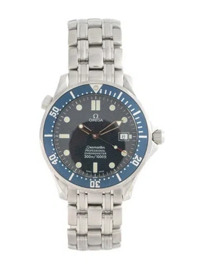 Pre-owned Omega Seamaster "golden Eye" Watch, 41mm In Multicolor