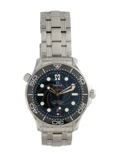 Pre-owned Omega Seamaster "james Bond" Edition Watch”, 42mm In Multi