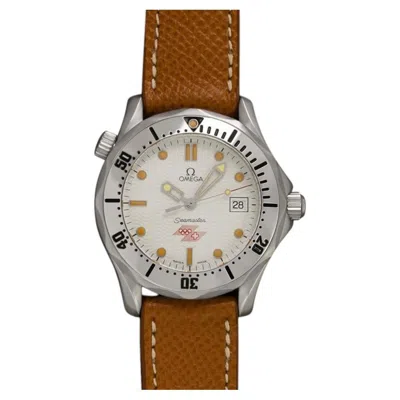 Pre-owned Omega Seamaster Midsize 300m 1994 Lillehammer Olympics Special Edition Watch In Multi