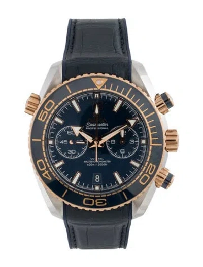 Pre-owned Omega Seamaster Planet Ocean 600m Watch In Multicolor