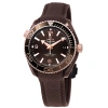 OMEGA OMEGA SEAMASTER PLANET OCEAN AUTOMATIC BROWN DIAL MEN'S WATCH 215.62.40.20.13.001