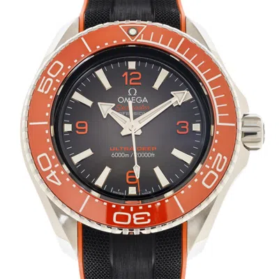 Omega Seamaster Planet Ocean Automatic Chronometer Grey Dial Men's Watch 215.32.46.21.06.001 In Black / Gold / Grey / Orange / White