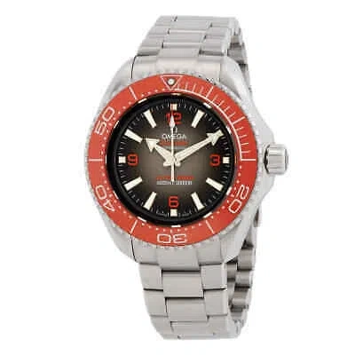 Pre-owned Omega Seamaster Planet Ocean Automatic Chronometer Grey Dial Men's Watch