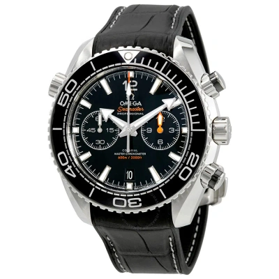 Omega Seamaster Planet Ocean Chronograph Automatic Men's Watch 215.33.46.51.01.001 In Black