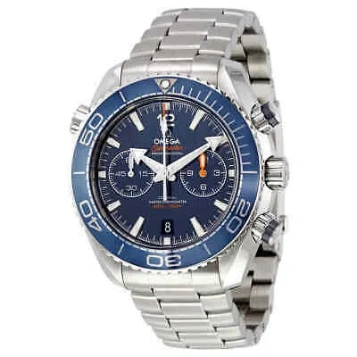 Pre-owned Omega Seamaster Planet Ocean Chronograph Automatic Men's Watch 21530465103001