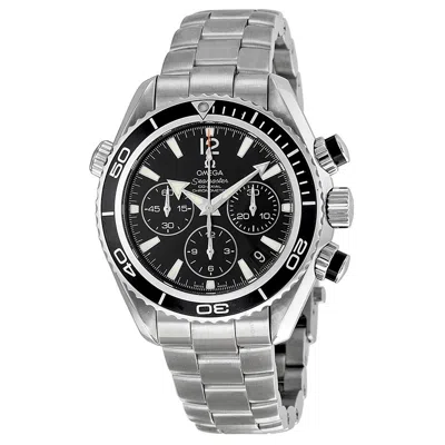 Omega Seamaster Planet Ocean Chronograph Watch 222.30.38.50.01.001 In Black