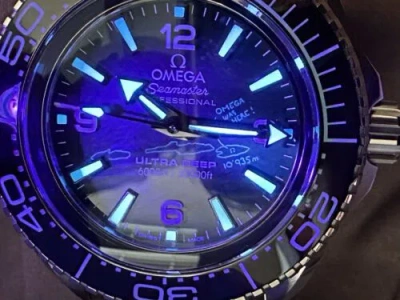 Pre-owned Omega Seamaster Planet Ocean Ultra Deep 75th Summer 215.30.46.21.03.002 2024