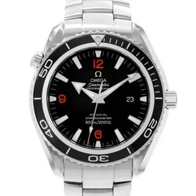 Pre-owned Omega Seamaster Planet Ocean Watch, 45mm In Multicolor