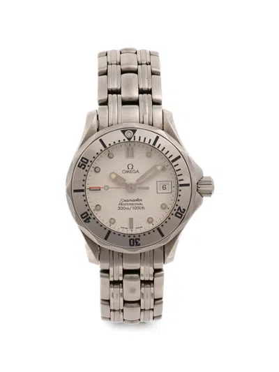 Pre-owned Omega Seamaster Professional 28mm Watch In White