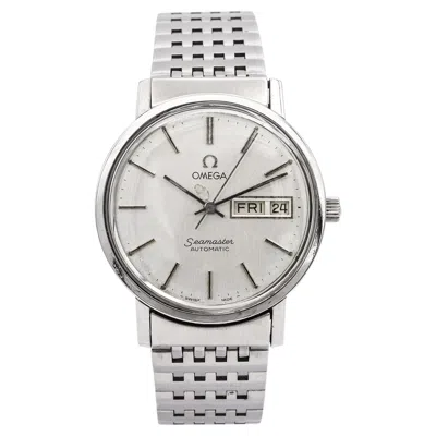 Pre-owned Omega Seamaster Stainless Steel Day-date Automatic Men�s Watch In Multiple