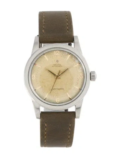 Pre-owned Omega Seamaster Watch, 34mm In Multi