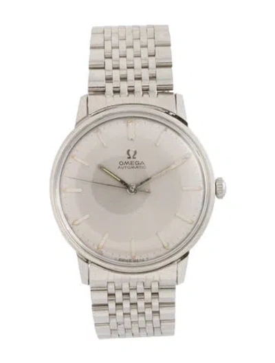 Pre-owned Omega Seamaster Watch, 34mm In Multi