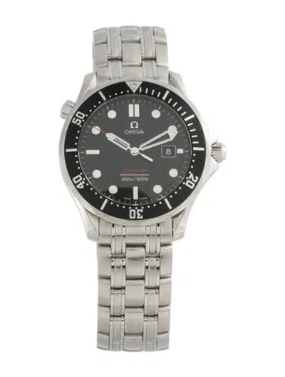 Pre-owned Omega Seamaster Watch, 41mm In Multi