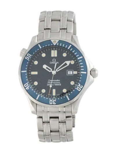 Pre-owned Omega Seamaster Watch, 41mm In Multi