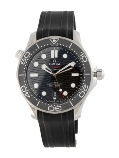 Pre-owned Omega Seamaster Watch In Multi