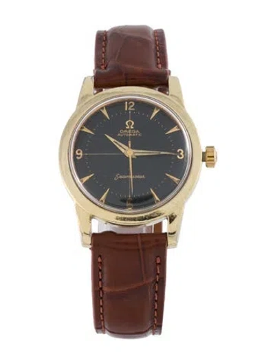 Pre-owned Omega Seamaster Watch In Multi