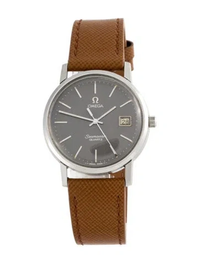 Pre-owned Omega Seamaster Watch In Multicolor