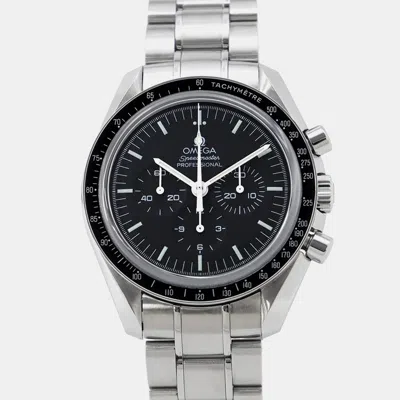 Pre-owned Omega Speedmaster 311.30.42.30.01.006 Manual Winding Black Stainless Steel Men's Wristwatch 42 Mm