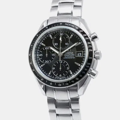 Pre-owned Omega Speedmaster 3210.50 Automatic Black Stainless Steel Men's Wristwatch 40 Mm
