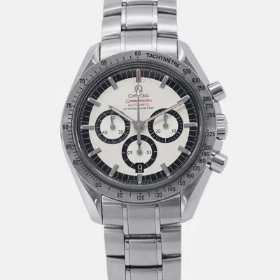Pre-owned Omega Speedmaster 3506.31.00 Automatic White Stainless Steel Men's Wristwatch 42 Mm