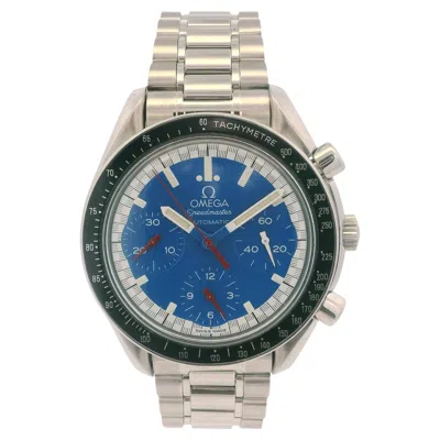 Pre-owned Omega Speedmaster 3510.81 Blue Dial Watch