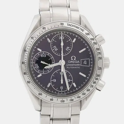 Pre-owned Omega Speedmaster 3513.50 Automatic Stainless Steel Men's Wristwatch 39 Mm In Black