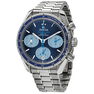 Omega Speedmaster 38 Orbis Chronograph Automatic Men's Watch 324.30.38.50.03.002 In Blue