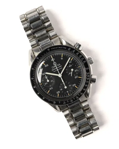 Omega Speedmaster 39mm Automatic Full Set Watch In Metallic