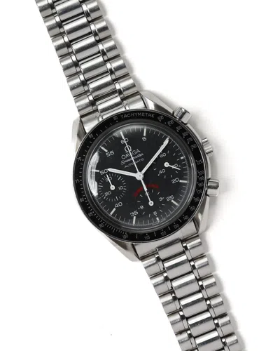 Omega Speedmaster 39mm Rare Ac Milan 100th Anniversary 1999 Watch In Black