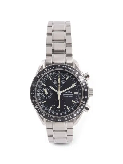 Pre-owned Omega Speedmaster 39mm Watch In Black
