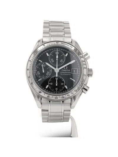 Pre-owned Omega Speedmaster 39mm Watch In Black