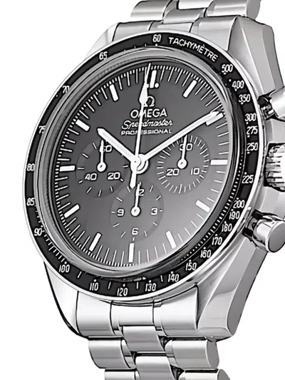Pre-owned Omega Speedmaster 42mm In Black